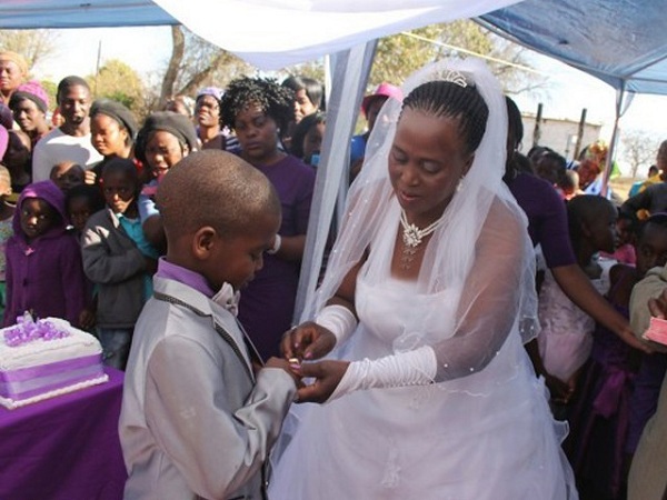 9 years old child marries with 62 years old woman in Africa
